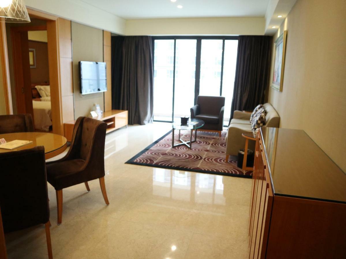 Dan Executive Hotel Apartment Zhujiang New Town-Freeshuttle Bus To Cantonfair Duringcanton Fair Period Eksteriør billede